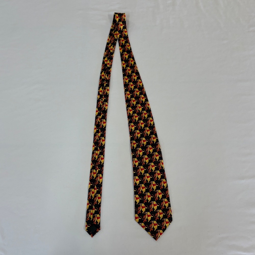 Disney Winnie the Pooh Tigger Mens Necktie Black Exquisite Apparel RN 73469